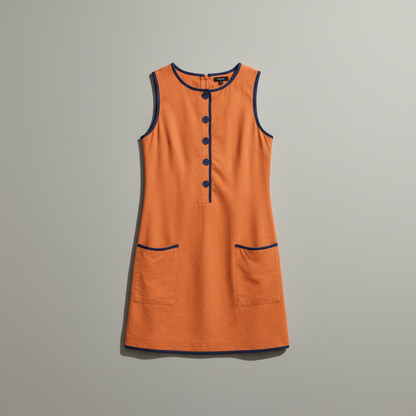 Vestido Mini Azul Sem Mangas | Vestidos Mulher Curto
