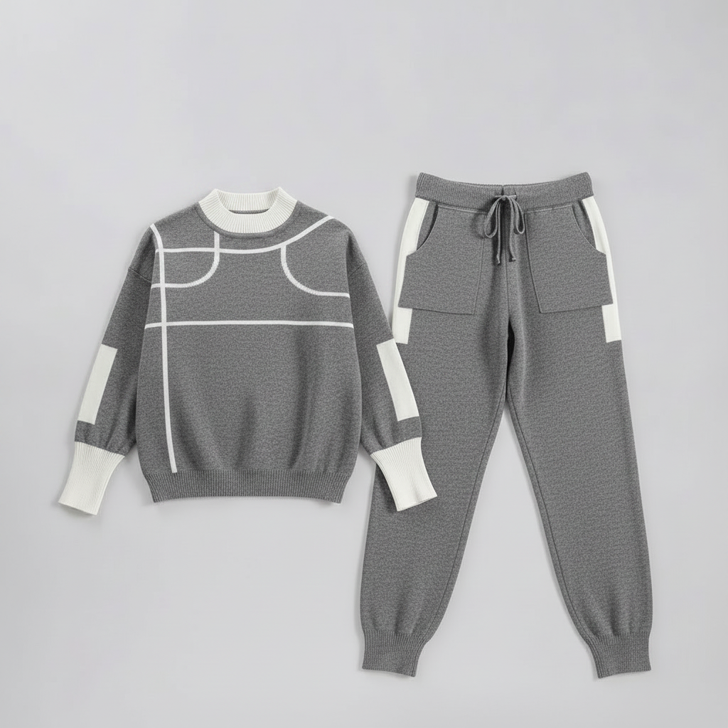 Conjunto Malha Mulher Bordô Escuro | Conjunto Esportivo Casual