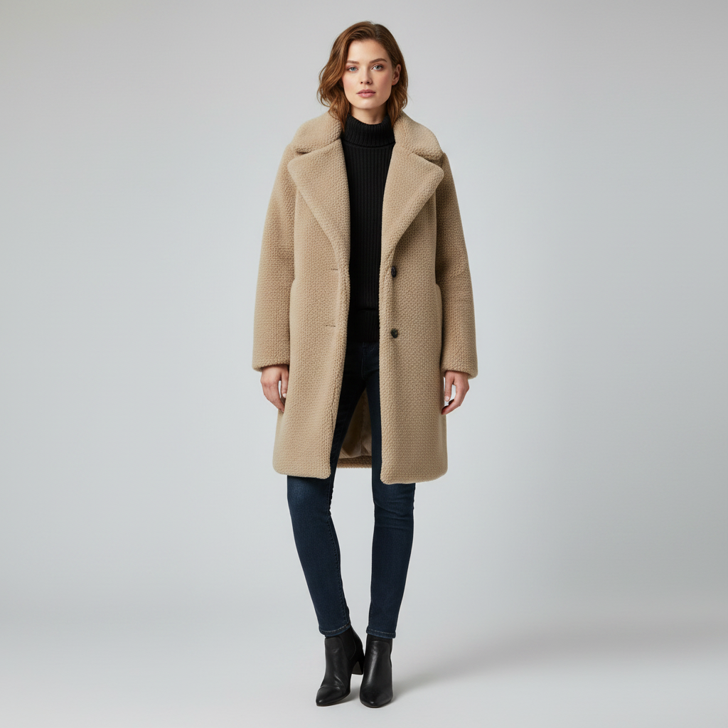 Casaco Teddy Feminino | Jaqueta Aconchegante de Inverno