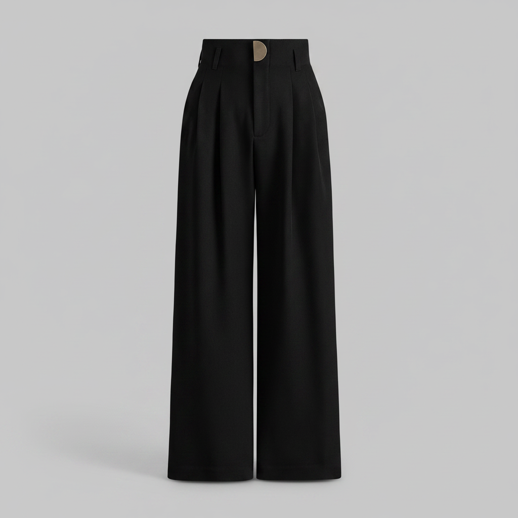 Calça Pantalona Branca | Calça Alfaiataria Feminina