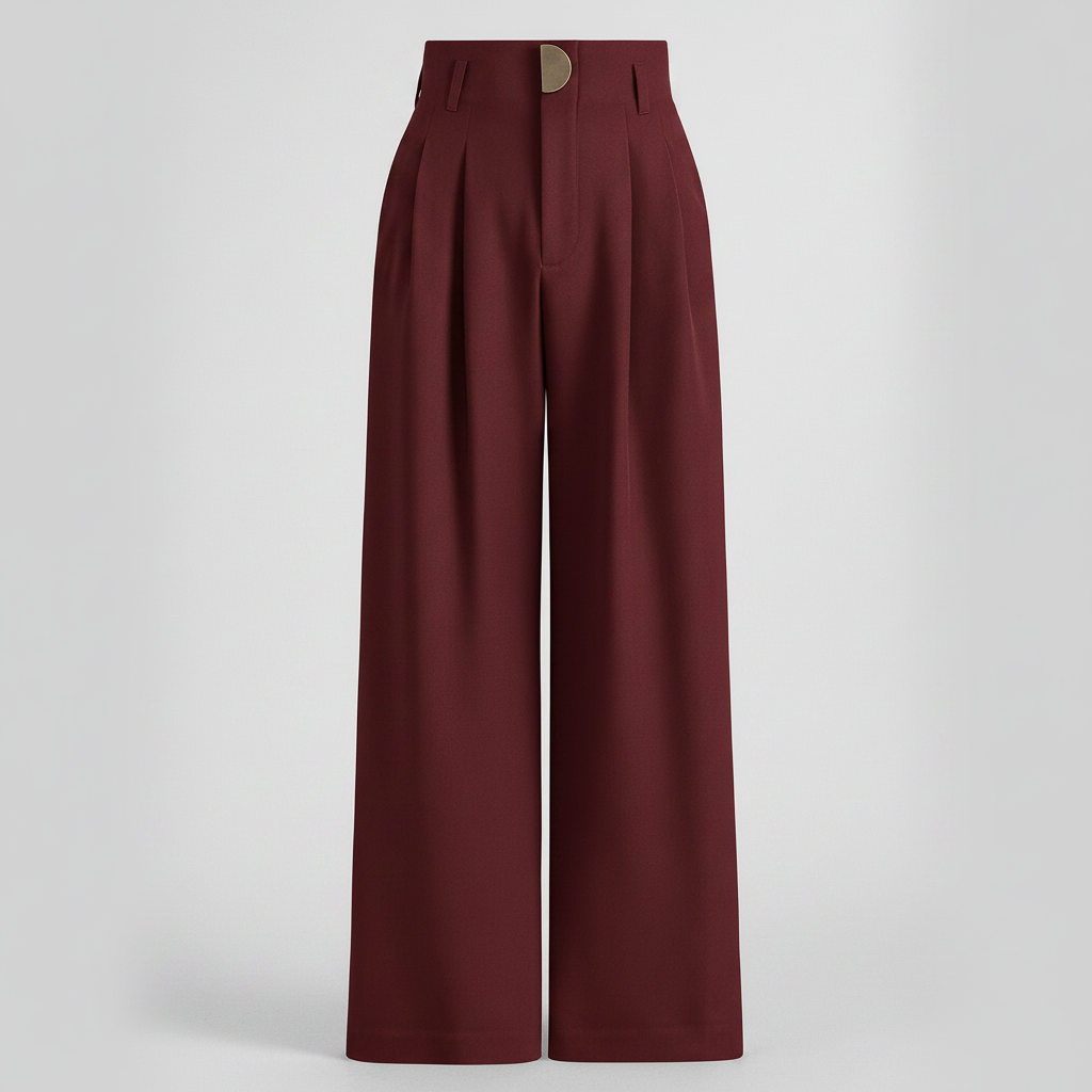 Calça Pantalona Branca | Calça Alfaiataria Feminina