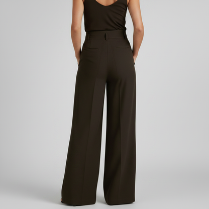 Calça Pantalona Branca | Calça Alfaiataria Feminina