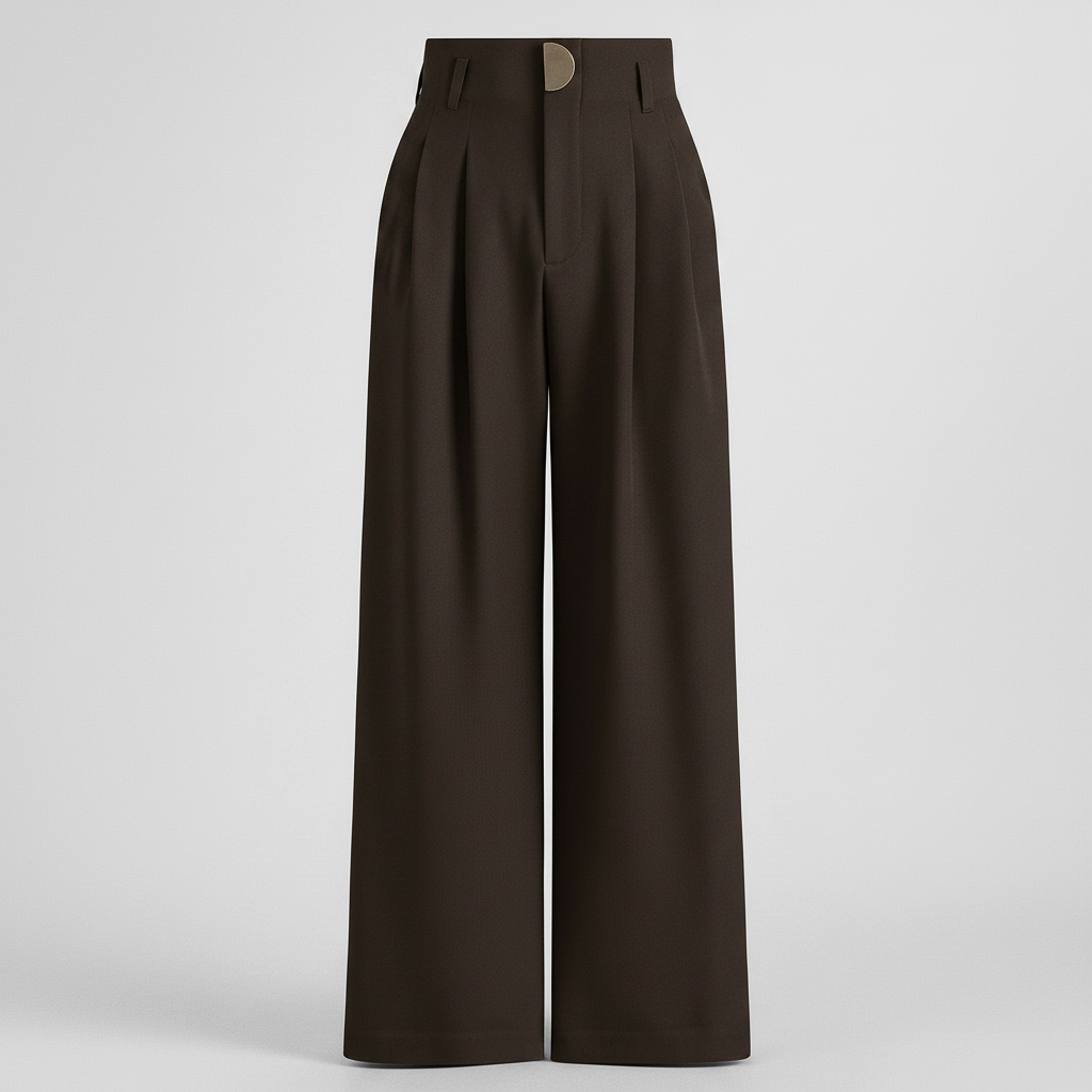 Calça Pantalona Branca | Calça Alfaiataria Feminina