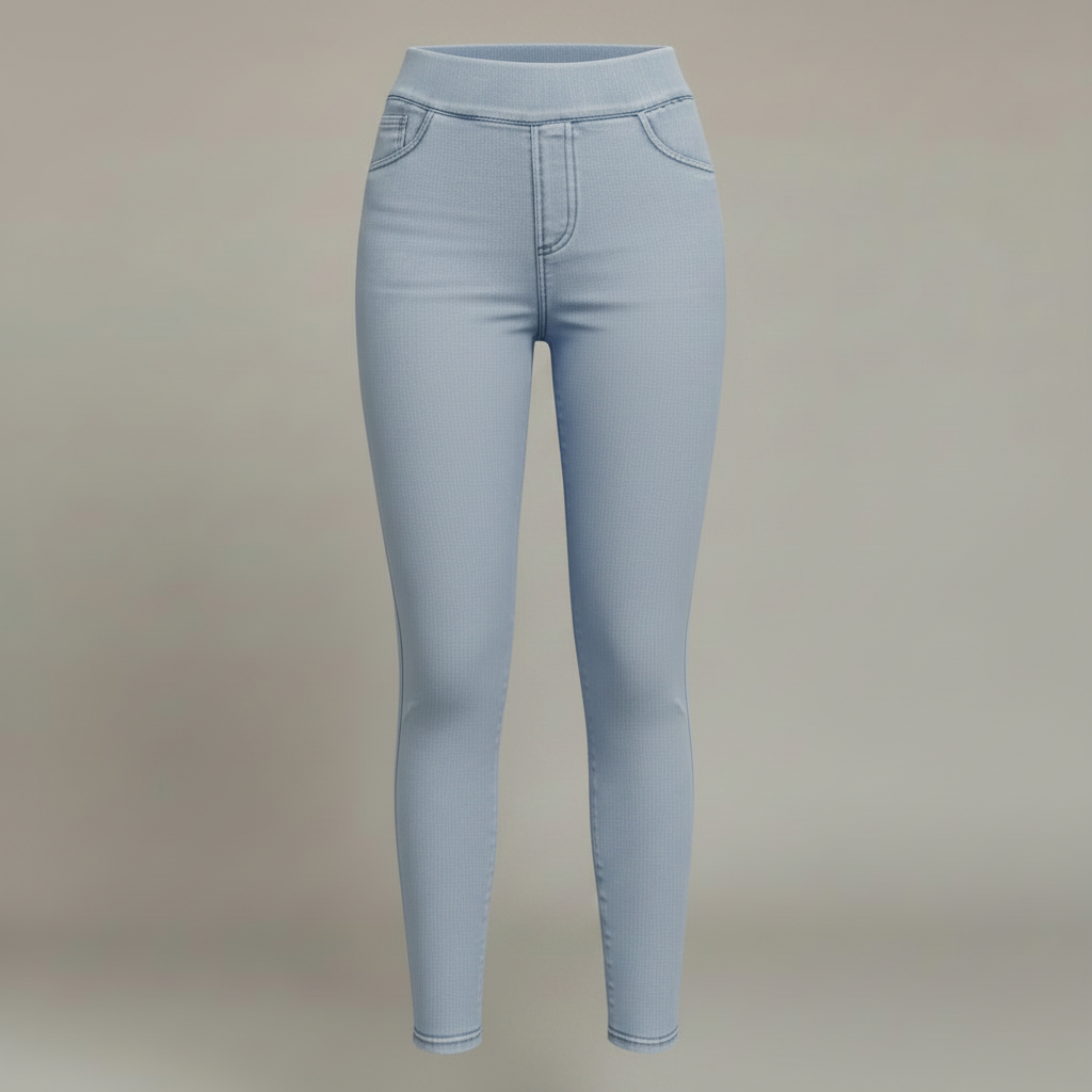 Jegging Skinny Feminina Cintura Alta | Calça Jeans Stretch