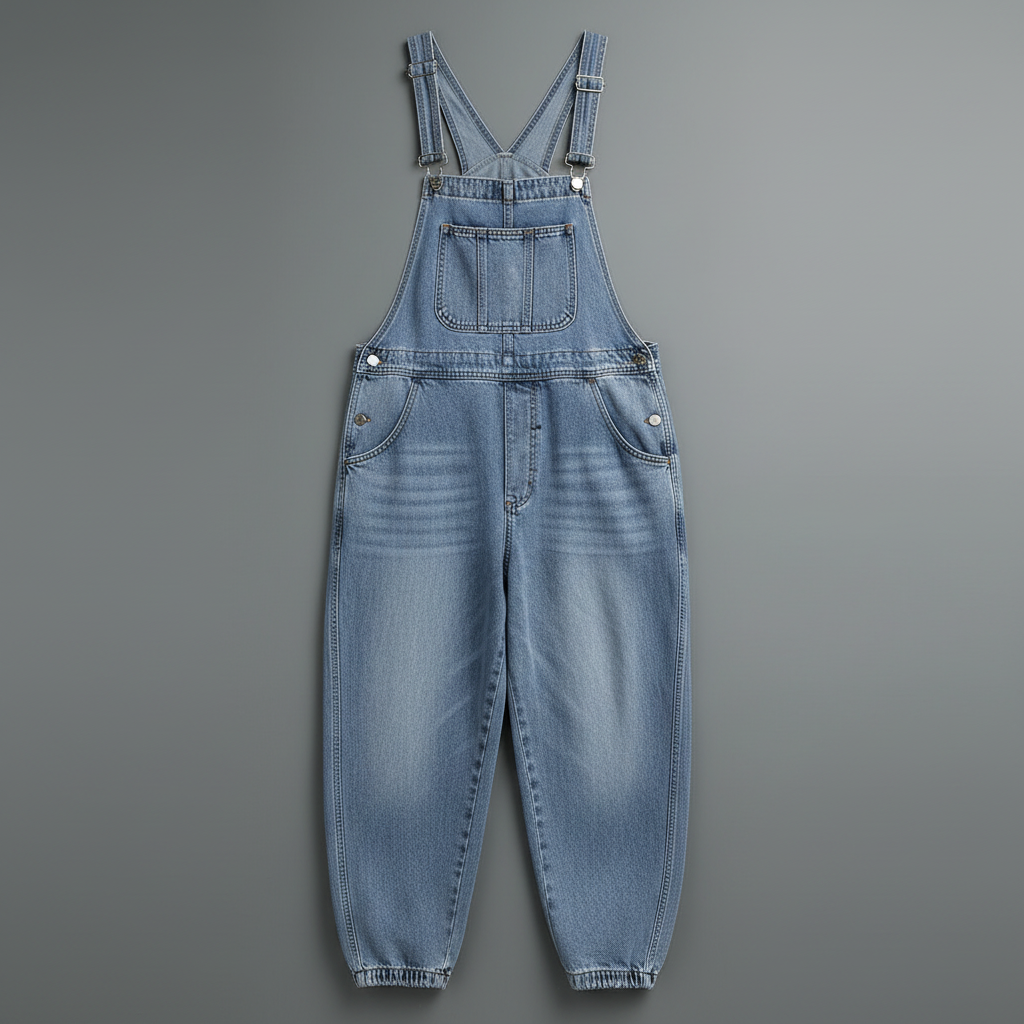 Macacão Ganga Azul Vintage | Macacões Mulher Casual