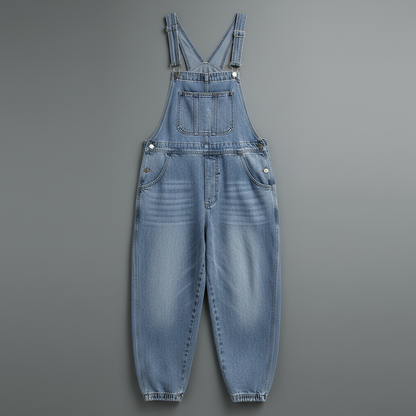 Macacão Ganga Azul Vintage | Macacões Mulher Casual