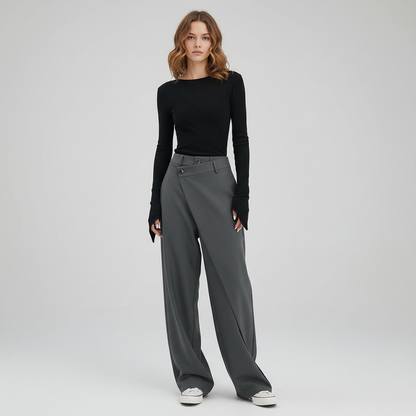 Calça Feminina Baggy Emma | Design Moderno e Confortável