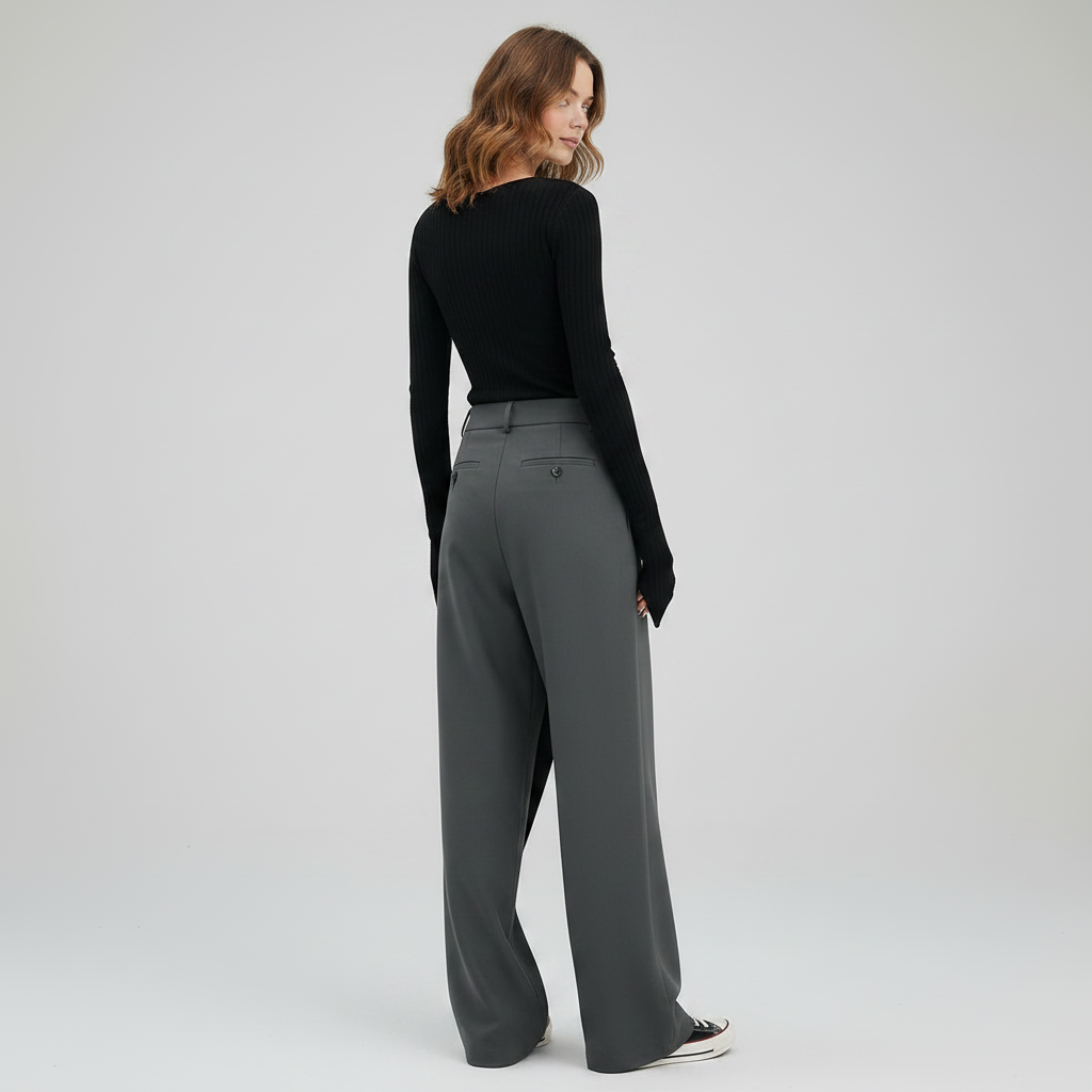 Calça Feminina Baggy Emma | Design Moderno e Confortável